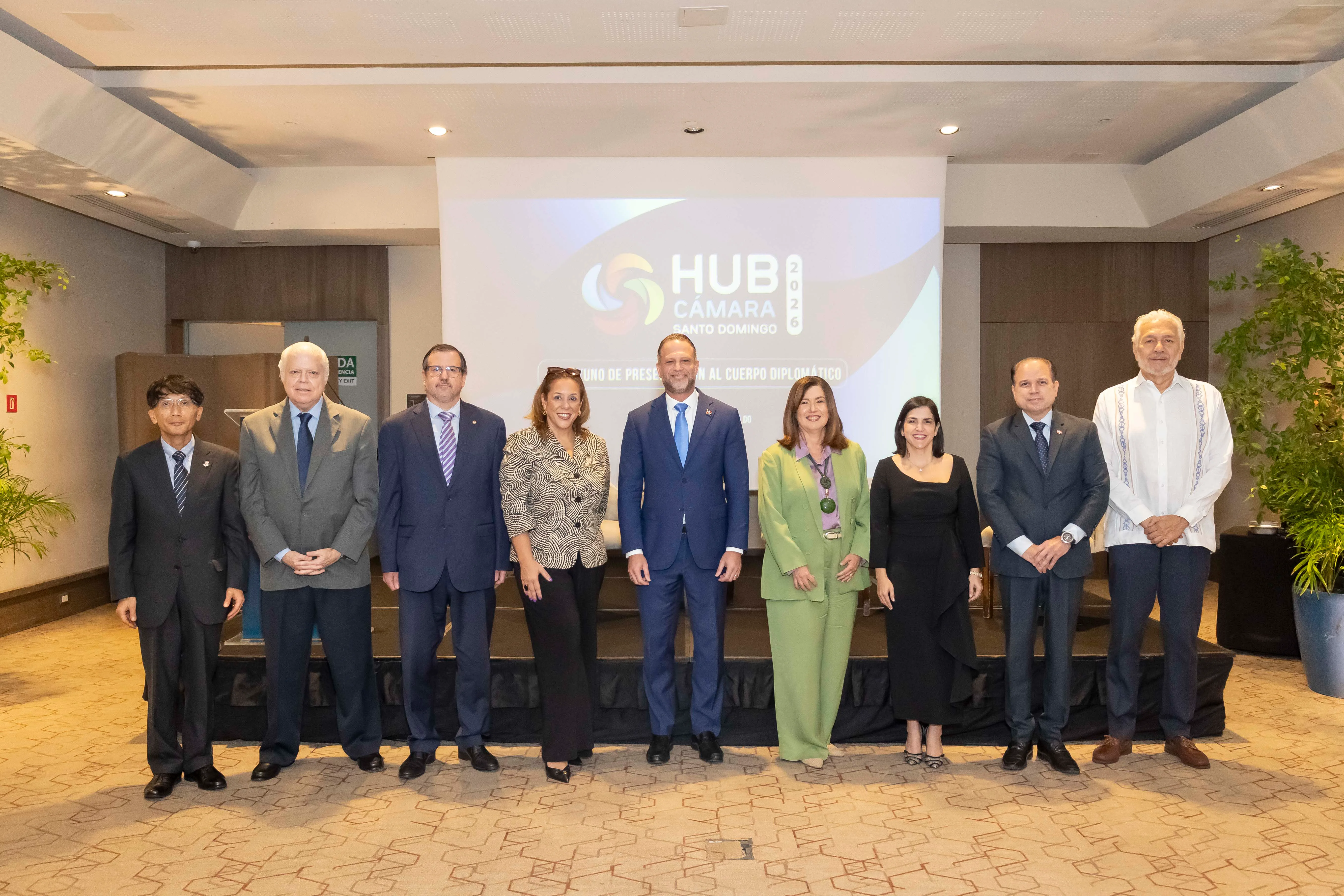 Cuerpo diplomático conoce oportunidades de negocios en HUB Cámara Santo Domingo 2026